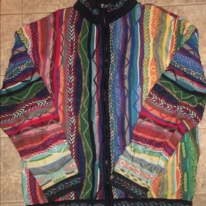 Coogi Zip Up Sweater